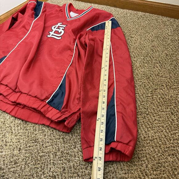 Vintage 90s St.Louis Cardinals Windbreaker Pullover Mens Size L MLB Carl Banks - Picture 9 of 13